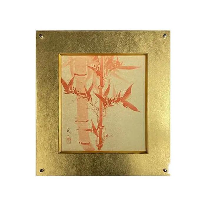 金の色紙額 No.905
