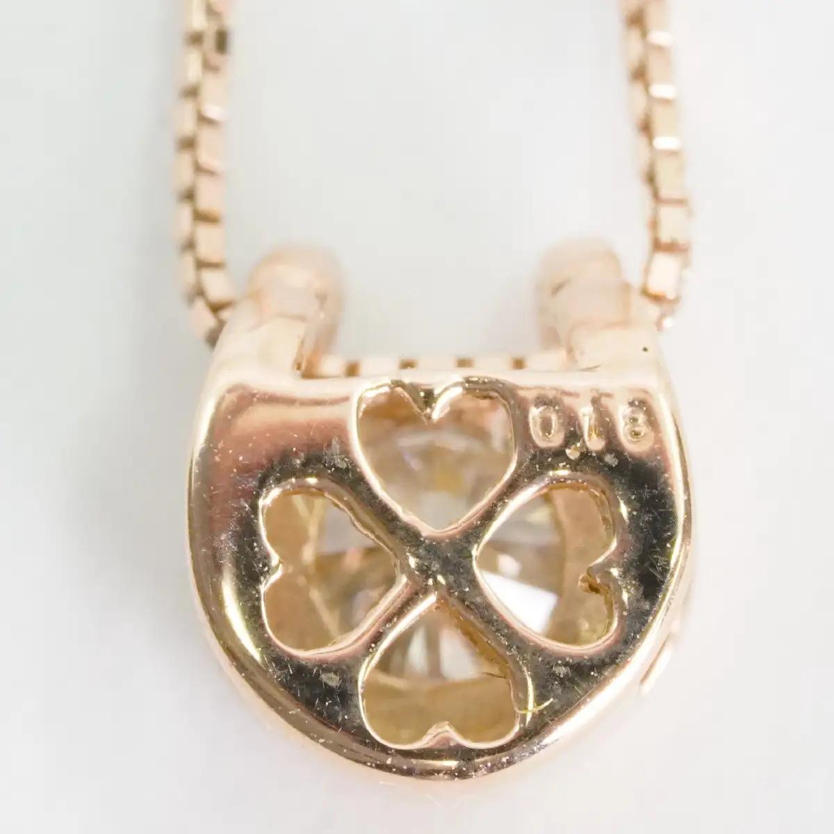 0.18ct 10金 ネックレス ピンクゴールド 管理番号 RTJ-016 246-002-PG