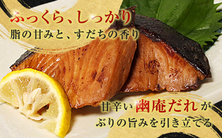 舞鶴産 天然ぶり 幽庵漬け 8切（2切×4パック） 鰤