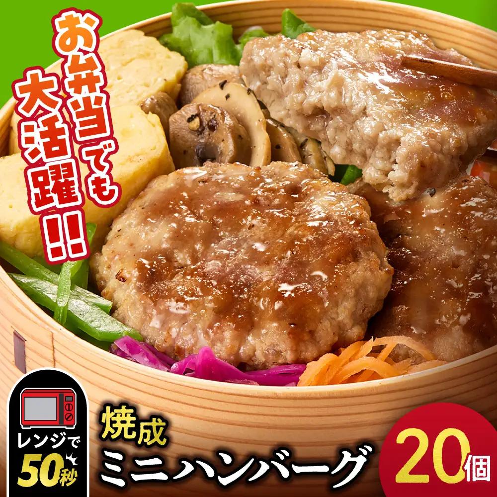 【専門店】のミニ ハンバーグ 20枚｜ファイヤーバーグ 人気 お弁当 おかず 北海道 石狩市