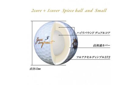 ゴルフボール ゼウスインパクト Zeusimpact3 12球入 2ダース (計24球)【オレンジ】 ゴルフ キャスコ kasco