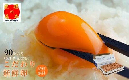 九十九里ファームこだわりたまご90個～あおい海・みどりの里～《赤玉》 ／ たまご 卵 玉子 タマゴ 生卵 鶏卵 90個