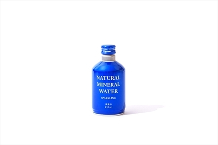 【全6回定期便（2ヵ月に1回）】Justice ナチュラルミネラルウォーターSparklingアルミボトル缶290ml×24本入り【 炭酸 炭酸水 ソーダ水 天然水 ミネラルウォーター 24本入り 神