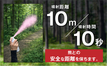 熊撃退スプレー（練習用セット） アウトドア 対策 アウトドア