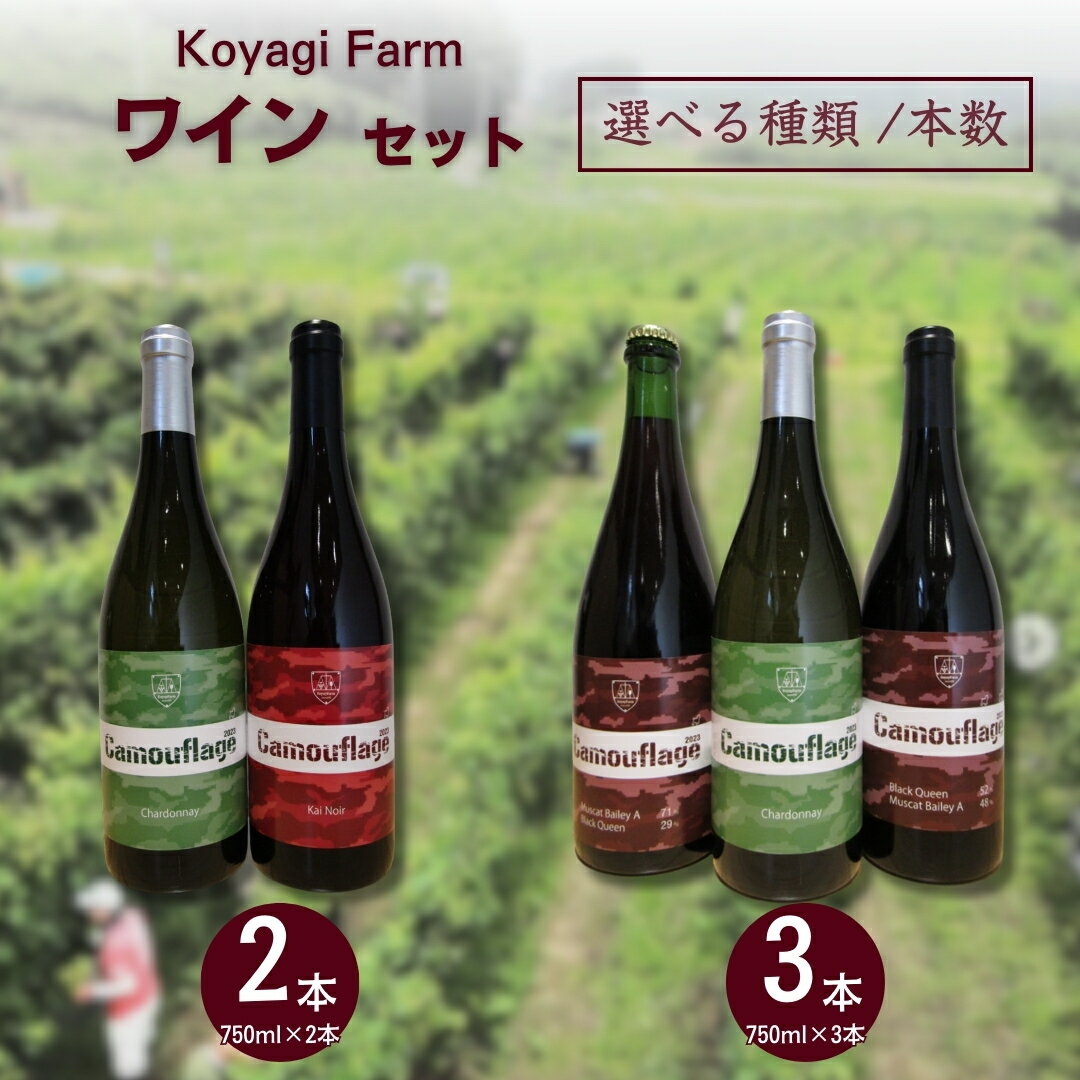 【ふるさと納税】日本ワイン 選べる種類 本数 Koyagi Farm | ワイン 国産 お中元 お歳暮 母の日 父の日 プレゼント ギフト 贈り物 福島 南相馬 コヤギファーム