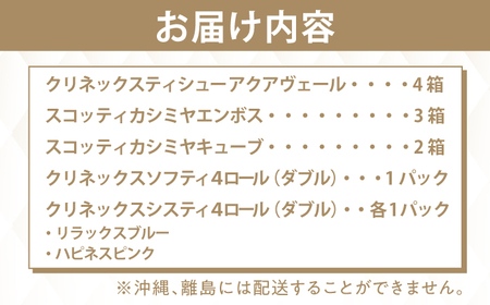 S04 ティシュー・トイレットロール詰合せ 12点セット トイレットペーパー ティッシュ ペーパー【日本製紙クレシア株式会社】開成町 トイレットペーパー トイレットロール [BDAM022]