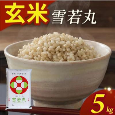 ふるさと納税 酒田市 雪若丸 玄米 5kg