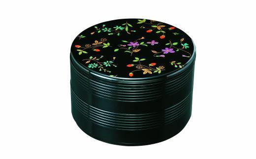 
            重箱 二段おにぎり重 花の小道 お重 紀州漆器【YG9】
          