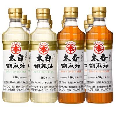 ふるさと納税 蒲郡市 太白胡麻油・太香胡麻油　各450g(ペットボトル)×6本セット_【G0095】