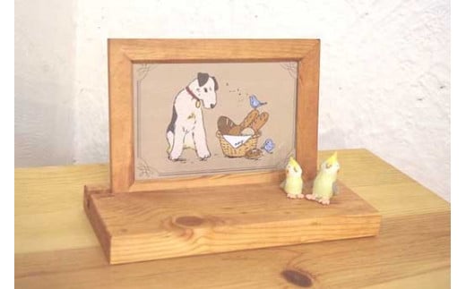 
            フォトフレーム マスコット付
          