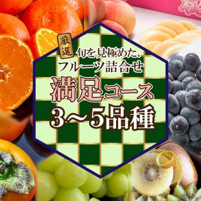 ふるさと納税 高松市 旬を見極めた、厳選フルーツ詰合せ【満足コース】(3〜5品種)1回便