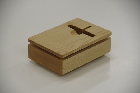 iPhone用無電源スピーカーSOLO（メイプル）