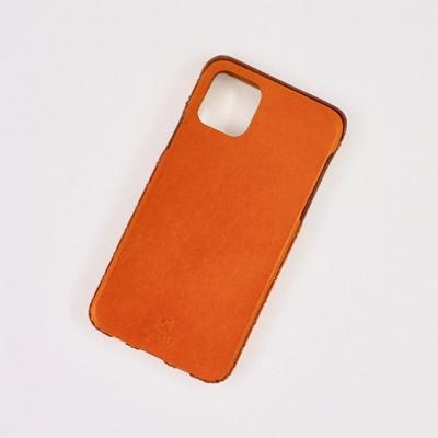 ふるさと納税 七尾市 【iPhone11用】本革ケース/キャメル/ハンドメイド |  | 01
