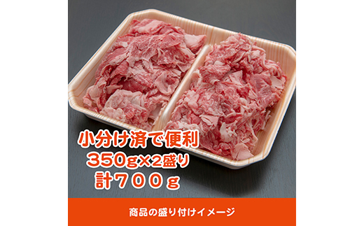 飛騨牛　切り落し　700g　訳あり(350g×2盛りで小分け済)【配送不可地域：離島】