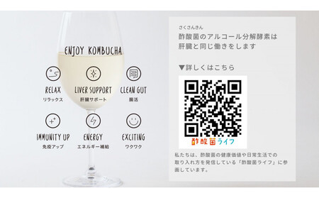 【ノンアルコール】美味しく楽しめる！+KombuchaのKombucha（アールグレイ）1本