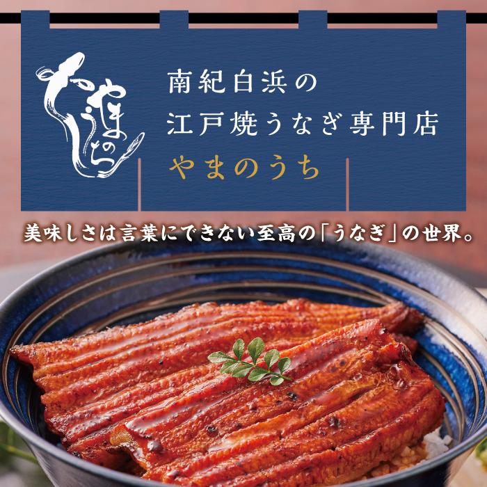 【定期便3回 毎月発送】〈うなぎ専門店やまのうち〉江戸焼き うなぎ 蒲焼き 2尾 和歌山県 うなぎ国産 冷凍 蒲焼 かば焼き うな重 ひつまぶし タレ 山椒 土用の丑の日 ウナギ 白浜町 ふるさと納税