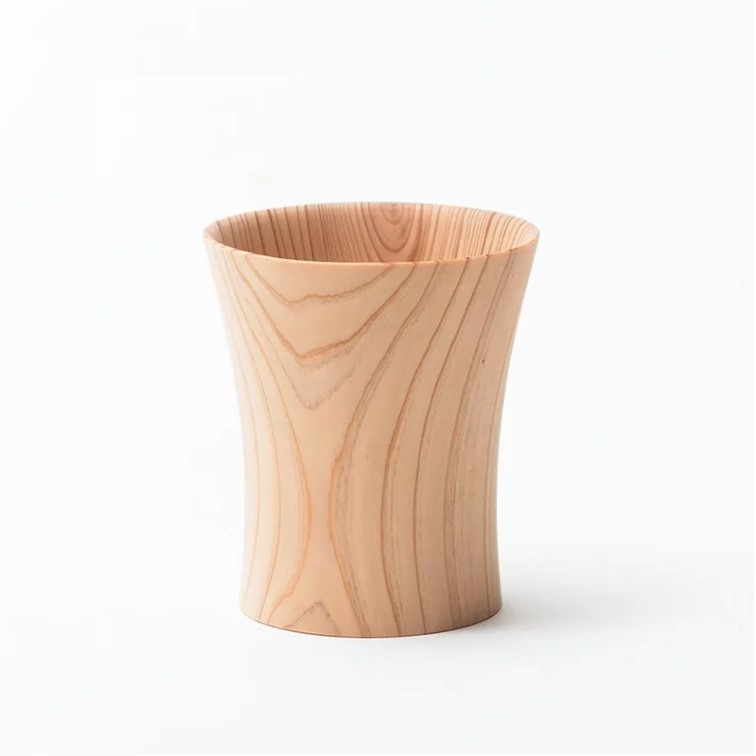 ＜FIL＞SUGI CUP LARGE　ビアカップ コップ 割れない 木製 食器 小国杉 受注生産 限定 おしゃれ ギフト セット 阿蘇 南小国町