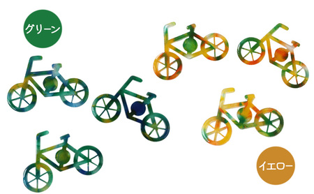 自転車ピンズ | ピンバッジ 小物 ファッション アクセサリー 乗り物 ギフト レッド