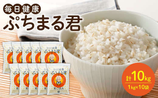 
熊本県産大麦100％ ぷちまる君 10kg（1kg×10袋）
