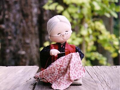 人形 手造り布人形 みの里 「繕い」 人形 工芸品 ハンドメイド お土産 置物 インテリア ギフト 贈り物 広島県福山市/みのり工商有限会社 [BABF003]