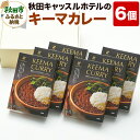 【ふるさと納税】秋田キャッスルホテルのキーマカレー詰め合わせ(6個入り)