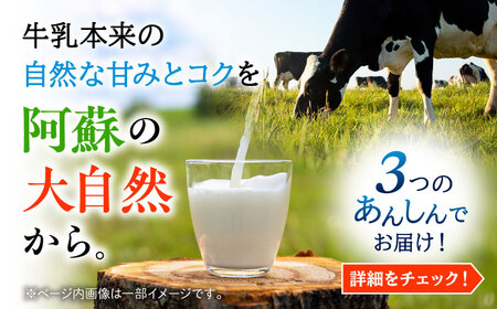 【全12回定期便】 大阿蘇牛乳 1000ml （6本入り） 熊本県産 国産 牛乳 [AYCB023]