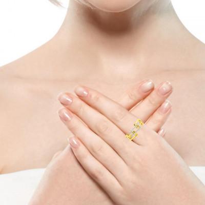 ふるさと納税 笛吹市 K18 チェーンリンクリングDIA0.1CT RADR-6937DI-Y #10 |  | 03