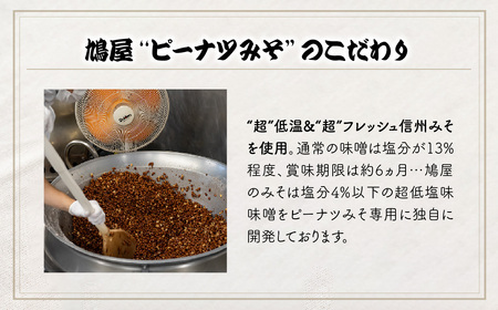ピーナツみそ 味噌南京 ギフトセット 280g×2個 | ピーナッツ ピーナツ 落花生 鳩屋