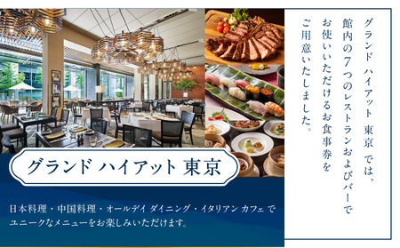 【六本木ヒルズ ペア体験】森美術館・東京シティビュー/グランド ハイアット 東京 食事券