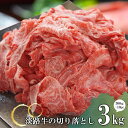 【ふるさと納税】淡路牛の切り落とし3.0kg（300g×10パック)