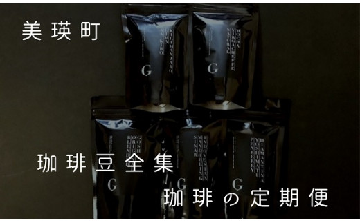 自家焙煎珈琲店GOSH（ゴーシュ） 珈琲豆全集 珈琲の定期便（4回）[094-03]