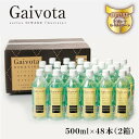 ＜Gaivota　2箱（500ml×24本/箱)＞北のハイグレード食品　北海道乙部町の天然シリカ水 シリカ水 ミネラルウォーター 軟水 北海道産 北海道 乙部町 天然水 美容 ケイ素 無添加 シリカ ガイヴォータ 美肌 ミネラル コーヒー にぴったり 口当たり 水