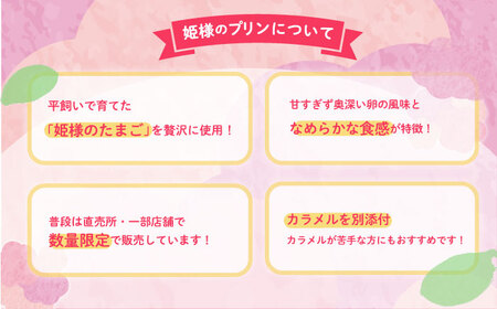 「姫様のプリンセット」（６個入り）　飼い方にこだわり餌にこだわった姫様のたまごで作ったプリン　【横須賀商工会議所　おもてなしギフト事務局（岩沢ポートリー）】[AKET008]