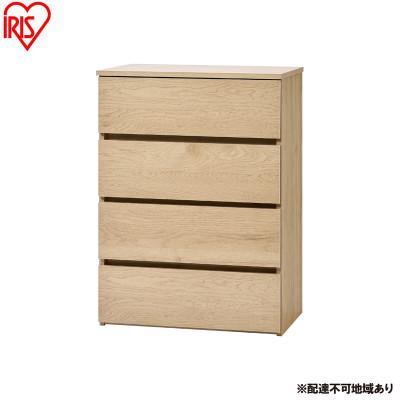 ふるさと納税 大河原町 組立簡単ウッドチェスト KKWCー590 ナチュラル  4段 アイリスオーヤマ[53753289]