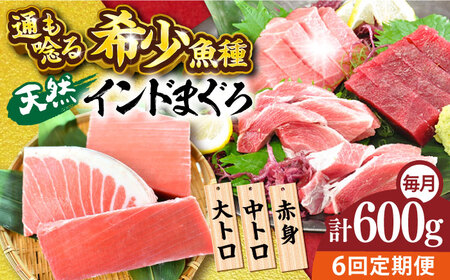 【全6回定期便】天然 まぐろ 大トロ・中トロ・赤身（約200ｇ×3柵）約600ｇ 鮪 マグロ 魚 刺身 横須賀【横須賀商工会議所 おもてなしギフト事務局（本まぐろ直売所 横須賀本店）】 [AKAK081]