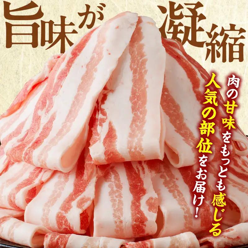 宮崎県産豚バラスライス計1.8kg 肉 豚 豚肉 おかず 国産_T009-0096