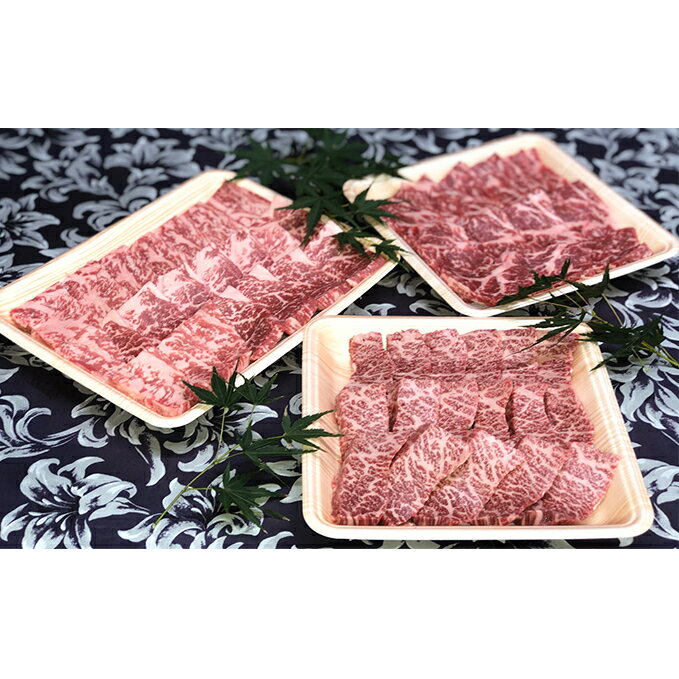 【ふるさと納税】福井県のブランド牛 若狭牛 焼肉セット 【 牛ロース 牛モモ 牛バラ 】 お肉 牛肉