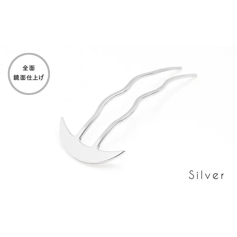 【女性のアイデア×職人技】ステンレス製かんざし「Arc Liner / Silver」