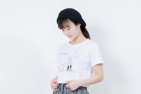 《3》【KEYMEMORY鎌倉】Sea heartイラストTシャツ WHITE