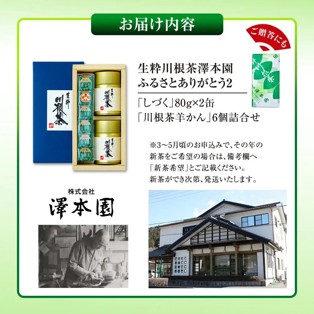 12-5 生粋川根茶 澤本園 ふるさとありがとう2