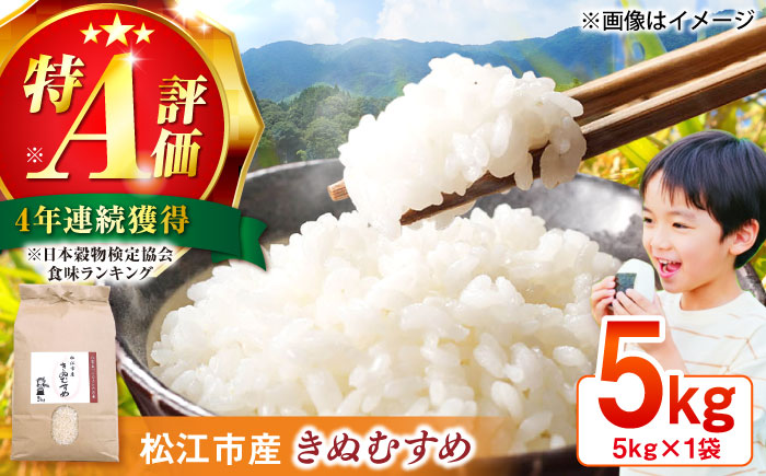 【先行予約】【2026年10月以降発送】島根県産「令和8年産きぬむすめ」白米 5kg 島根県松江市/フジキコーポレーション株式会社 [ALDS020]