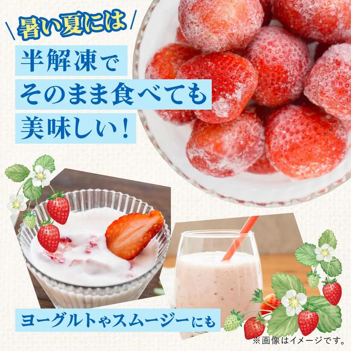  福岡県産 冷凍あまおう1kg(250g×4個)