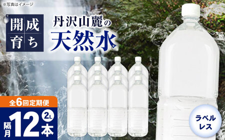 ミネラルウォーター 【全6回定期便（2ヶ月に1回お届け）】ミネラルウォーター （２L×6本）2箱 [BDBE002-14]