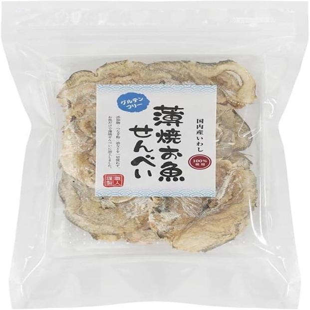 ※5000円以下の為マルチ非公開※薄焼お魚せんべい　【いわし】　20g