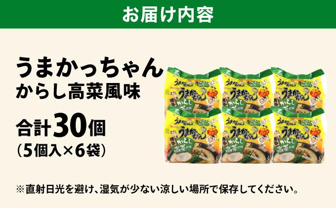 VY011 うまかっちゃん　からし高菜風味　合計30袋