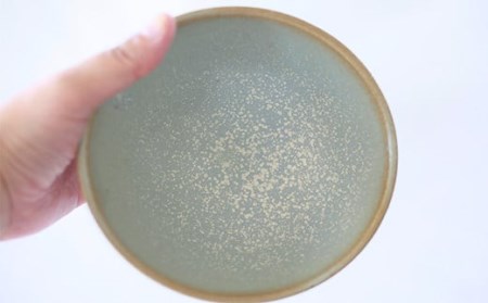 八幡平市の工房【tamari窯】しのぎ模様茶碗（青） ／ 茶わん 食器 シンプル 贈り物