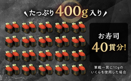 【訳あり】ひめしずく 400g(200g×2) いくら醤油漬け_I012-0944