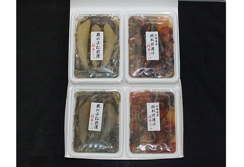 <鮭匠ふじい>鮭と数の子の松前漬けセット(各240g) A-42022