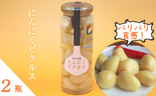岩手山麓 にんにくピクルス 120g 2瓶 ／ にんにく ニンニク ピクルス 【岩手ガーリック】