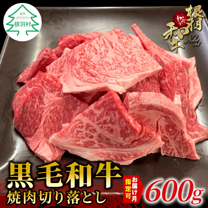 【ふるさと納税】7月・8月分完売★お届け月が選べる◎根羽こだわり和牛 焼肉切り落とし 600g カルビ リブロース カタロース モモ カタ バラ ウデ 焼肉用 切り落とし 不揃い 訳あり 和牛 牛肉 牛 切り落とし 10000円 10,000円 一万円